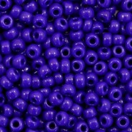 Miyuki seed beads 8/0 - Opaque cobalt 8-414